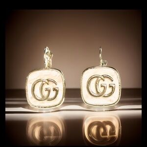 Chic Gold-Tone Designer Earrings